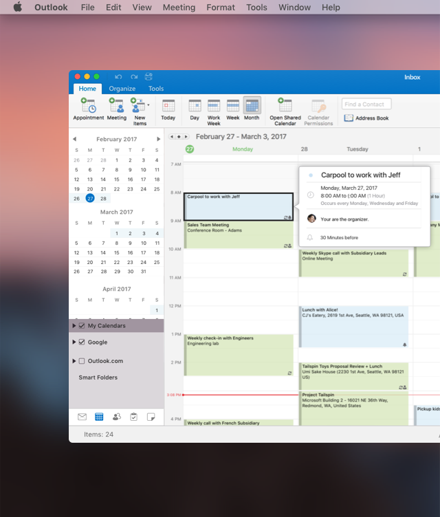 outlook for mac google calendar when for outlook 2016?
